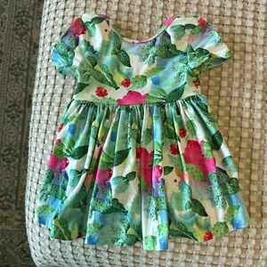 Floral Kids Dress - Multicolor